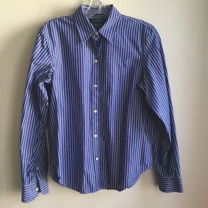 Ralph Lauren | Non-Iron Button Down Striped Shirt